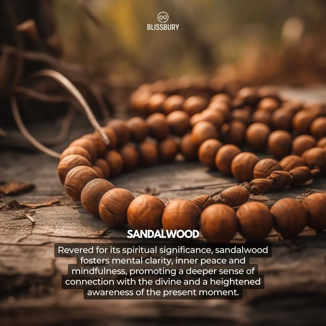 Natural Sandalwood Prayer Beads - Peace, Mindfulness, Spirituality - Image 5