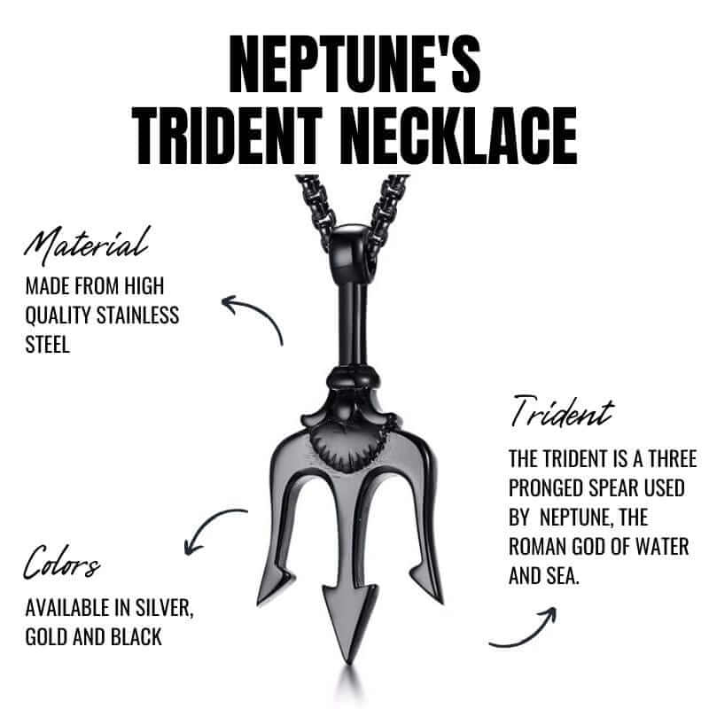 Neptune's Trident Necklace - Power, Inspiration, Protection - Image 5